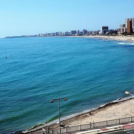 Campello Seafront Apartment Pool & Garden View 알리칸테