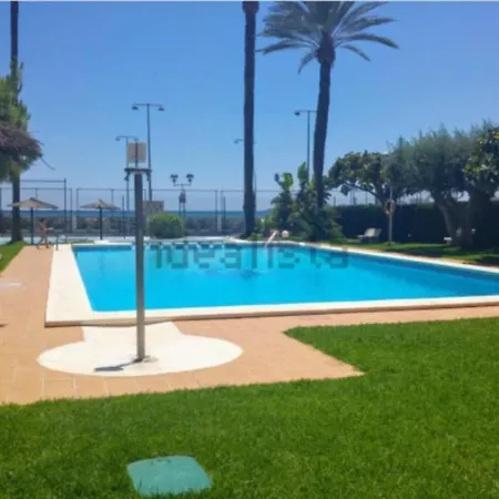 Campello Seafront Apartment Pool & Garden View