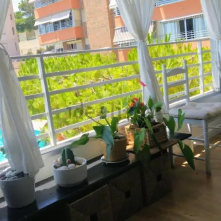 Campello Seafront Apartment Pool & Garden View *